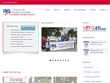 Tablet Screenshot of ameslwv.org